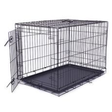 Klec Dog Cage Black Lux, XL – 107,5 x 74,5 x 80,5 cm