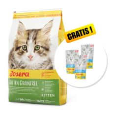 JOSERA Kitten Grainfree 10 kg + 3 x kapsička 85 g GRATIS